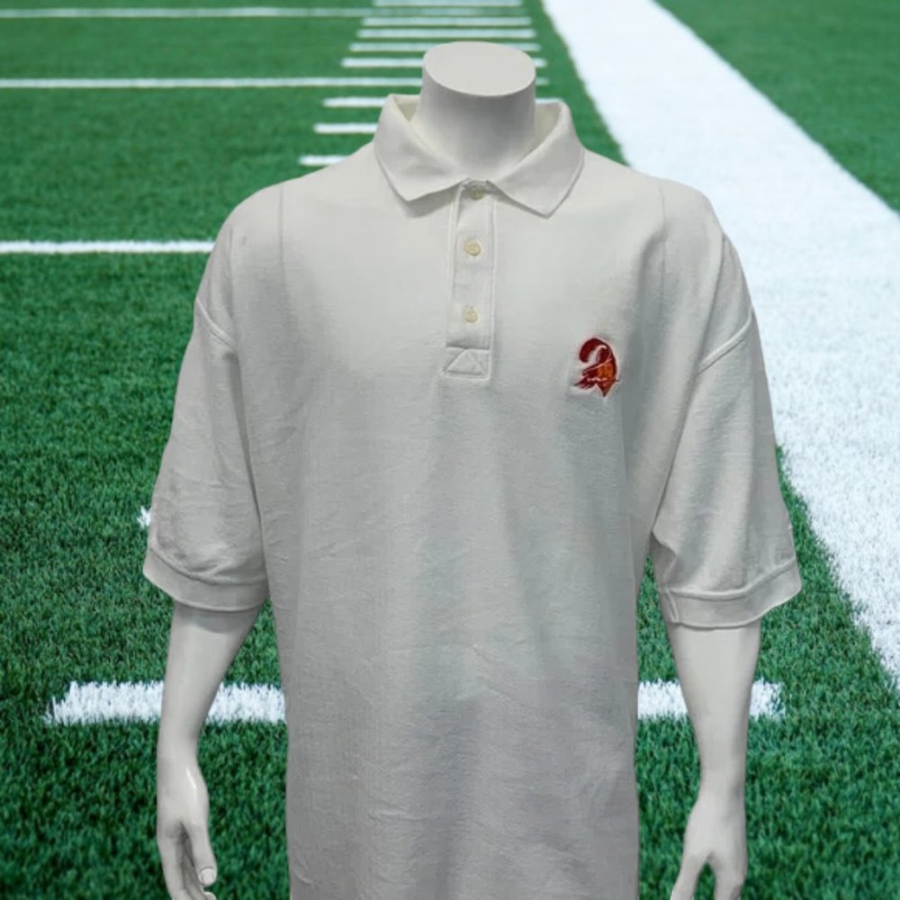 Tampa Bay Buccaneers Throwback Mike Alstott #40 Commemorative Reebok Polo Shirt